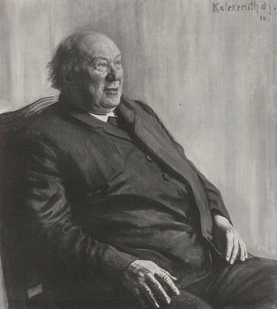 Leopold von Kalckreuth - Ritratto del canonico della cattedrale Alexander Schnütgen